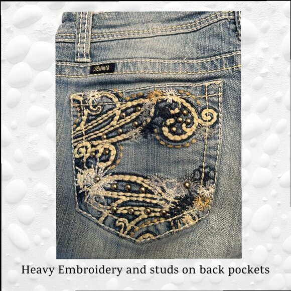 ๐ Adiktd Trademark Denim Ladies Light Denim Jeans - Size 8, Waist 30 ๐ - Picture 4 of 7